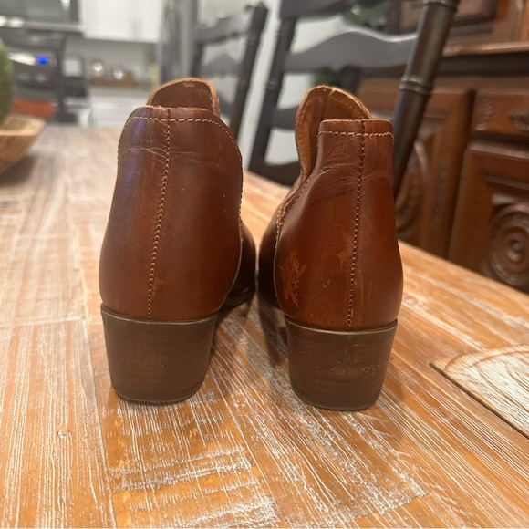 Steve madden Brown Leather Ankle Boots size 6.5 - Picture 6 of 9